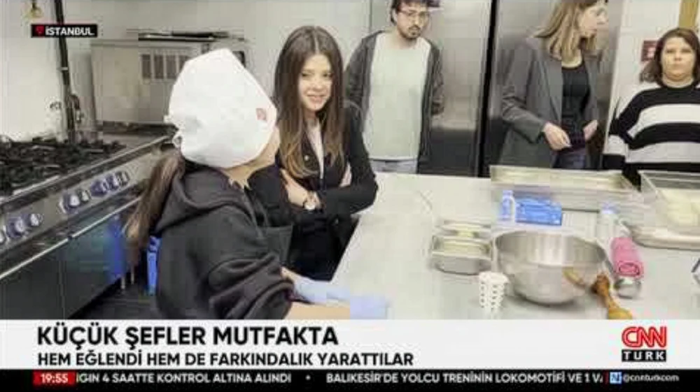 T&uuml;rk B&ouml;brek Vakfı K&uuml;&ccedil;&uuml;k Şefler Mutfakta Etkinliği (CNNTURK Haberi)