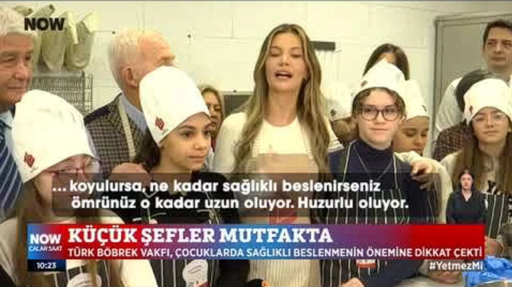 K&uuml;&ccedil;&uuml;k Şefler Mutfakta Etkinliği (Now TV Haberi)