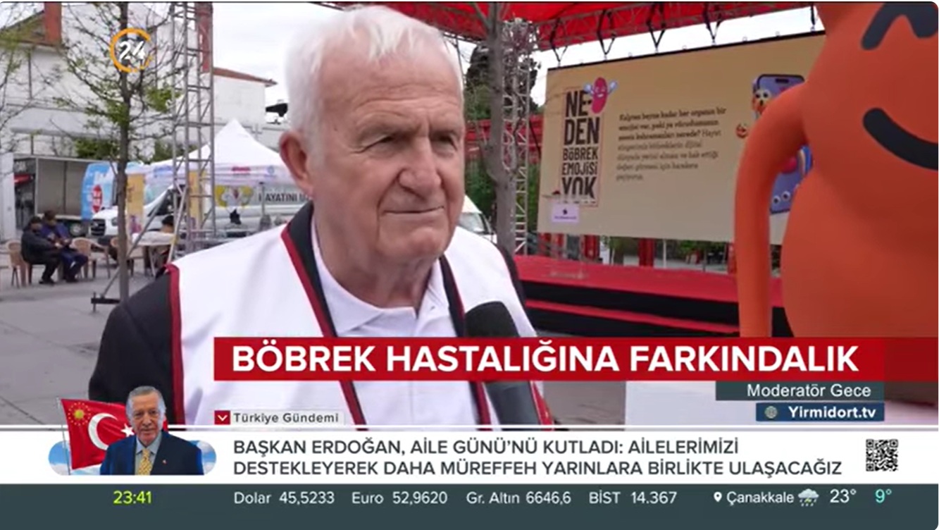 Türk Böbrek Vakfı Emoji Etkinliği Haberi (T24 TV)