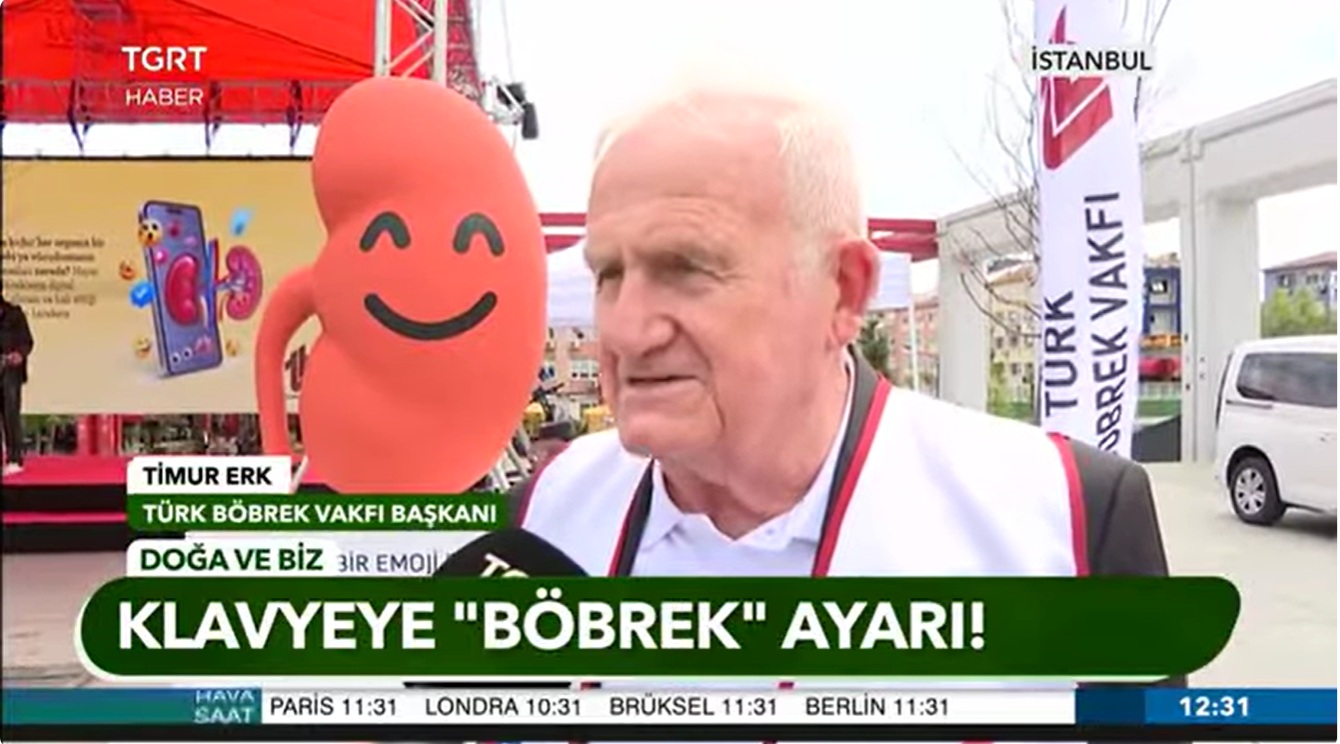 Türk Böbrek Vakfı Emoji Etkinliği Haberi (TGRT Haber)