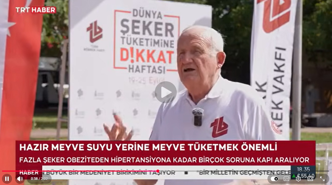 Türk Böbrek Vakfı 2026 Dünya Şeker Tüketimine Dikkat Haftası Haberi (TRT Haber)
