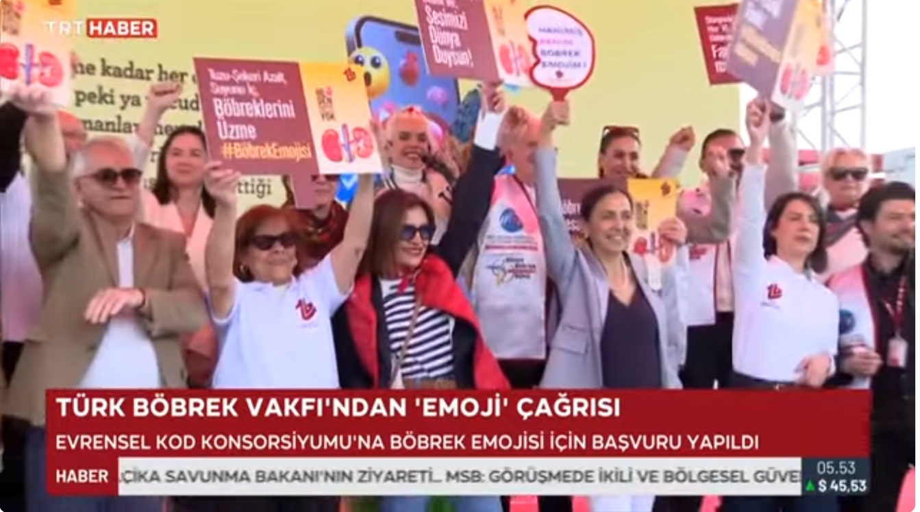 Türk Böbrek Vakfı Emoji Etkinliği (TRT Haber)