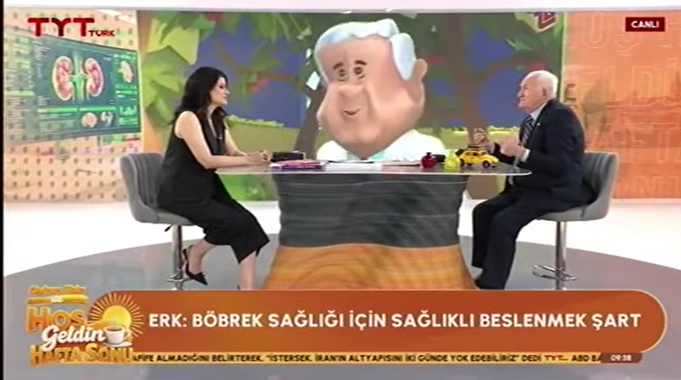 Türk Böbrek Vakfı Başkanı Timur Erk, TYT TV Ekranlarında Oylum Talu&acute;nun Konuğuydu