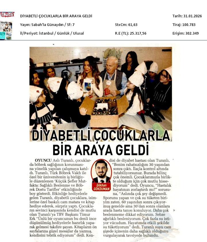 Diyabetli Çocuklarla Bir Araya Geldi