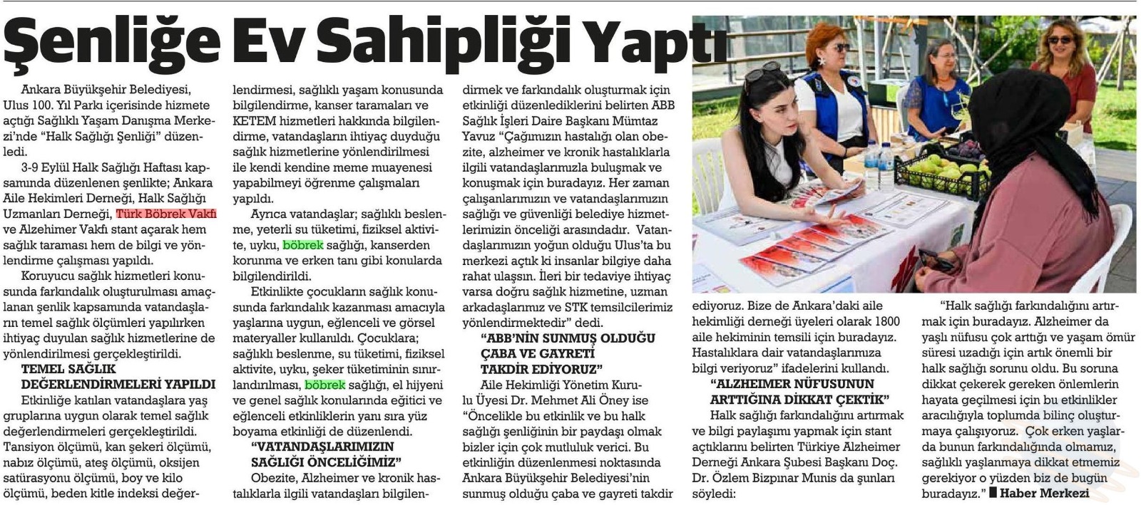 Şenliğe Ev Sahipliği Yaptı
