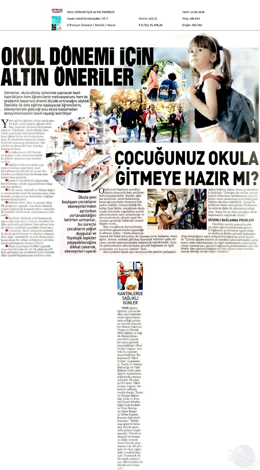 Kantinlerde Sağlıklı Günler
