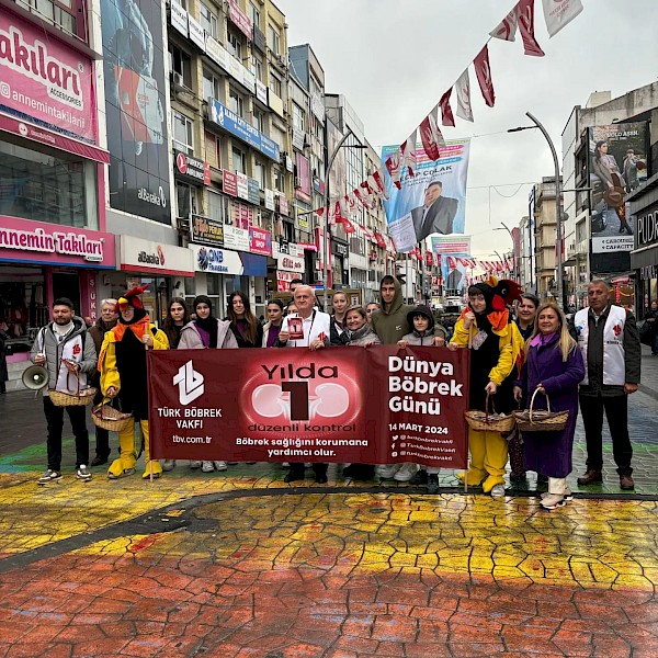 2024 Dünya Böbrek Günü Senede 1 Gün Etkinliği