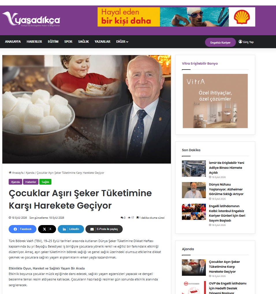 Çocuklar Aşırı Şeker Tüketimine Karşı Harekete Geçiyor