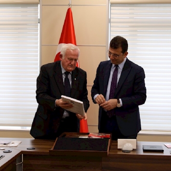 TBV Yönetim Kurulu Üyelerimiz IBB Başkanı Ekrem İmamoğlu´nu Ziyaret Ettiler